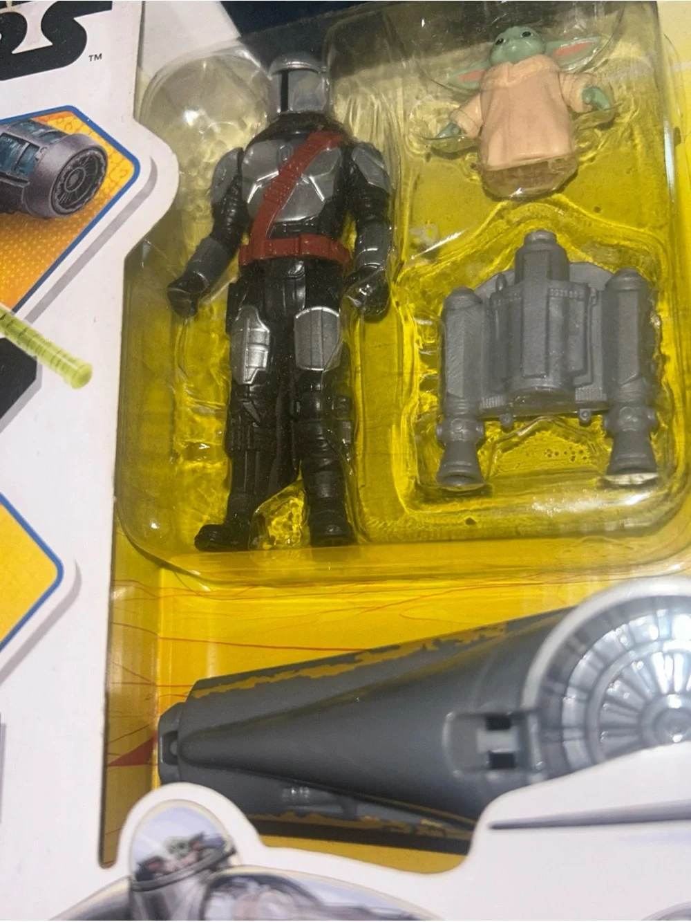 Star Wars Epic Hero Series The Mandalorian's N-1 Starfighter and Figure Set